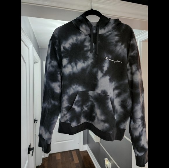 CHAMPION Tie Dye Hoodie. Size L. - Picture 2 of 5